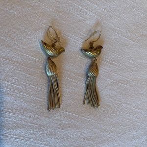 Tara Gasparian Bird Tassel Earrings